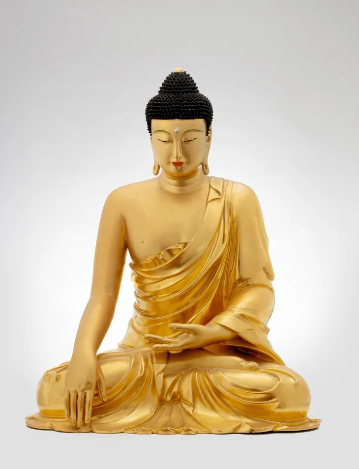 조계사 목조여래좌상.﻿ ﻿국립중앙박물관 제공