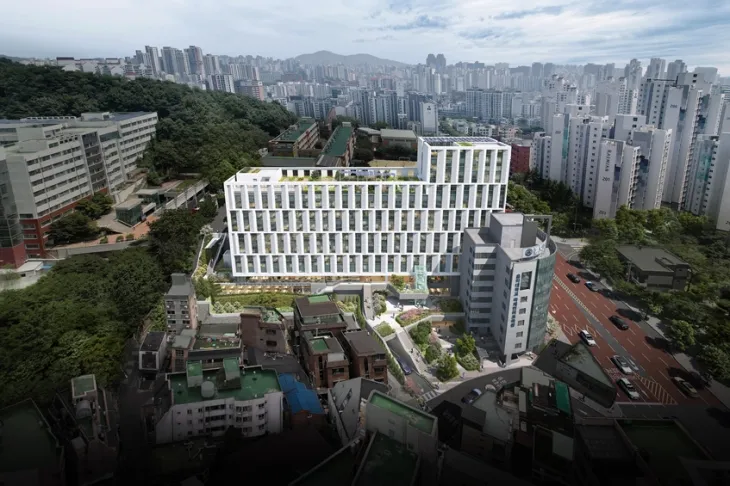 홍익대 제1기숙사 조감도. 홍익대 제공