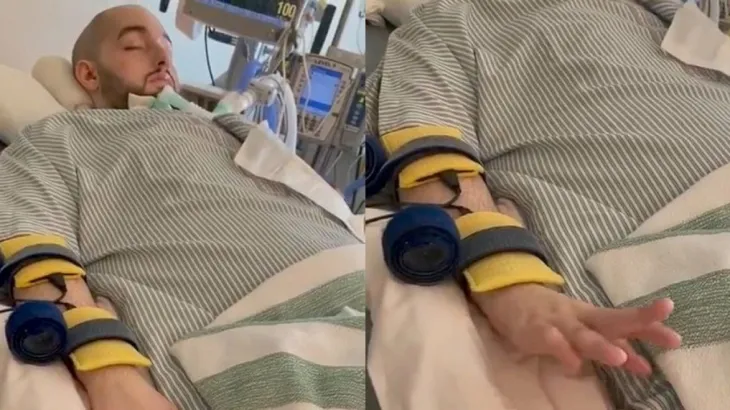 알왈리드 빈칼리드 왕자가 2015년 손가락을 움직이는 모습. 노라 빈트탈랄 공주 엑스(X)