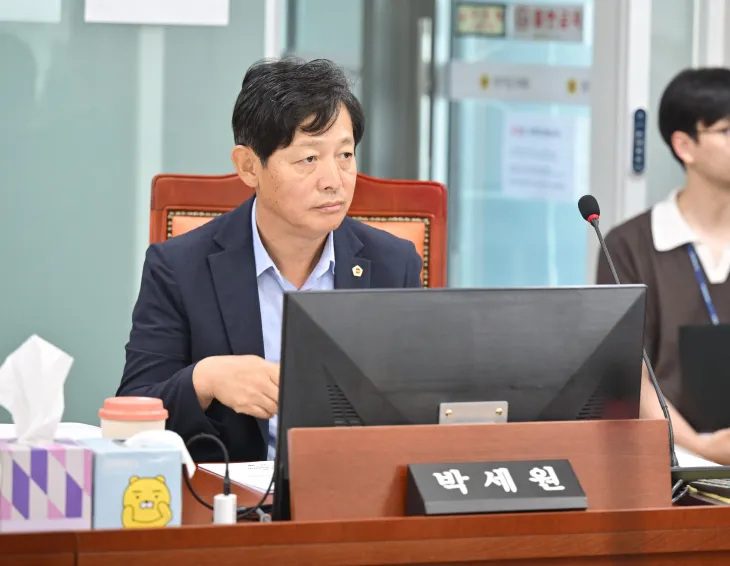 박세원 의원. ‘여성긴급전화1366 광역공동 통합지원사업’의 예산 편성 배경과 집행계획 집중 질의. (사진=경기도의회)
