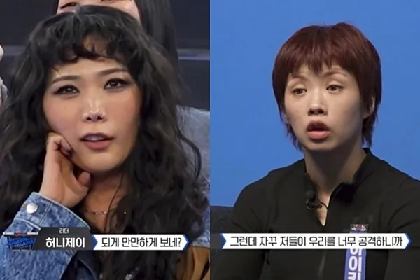 허니제이와 아이키. 엠넷 방송화면 캡처