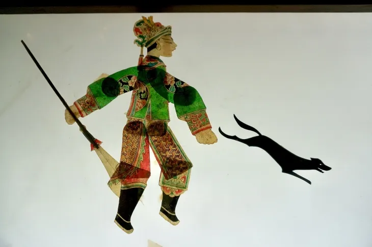 이랑진군과 소천권을 묘사한 그림. 위키피디아