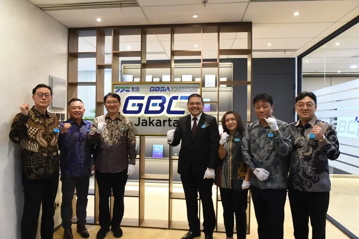 지난 4월 22일 인도네시아 자카르타에서 경기비즈니스센터(GBC) 개소식이 열리고 있다. 경기도경제과학진흥원 제공