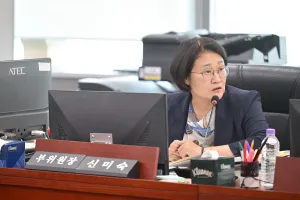 신미숙 경기도의원, 1조 1016억 원 규모 경기도교육청 추경 예산안 정밀 심사