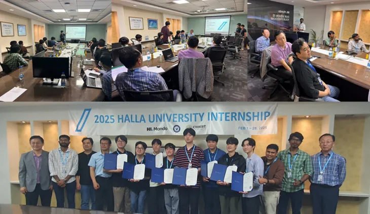 HL만도 MSI 인도 인터쉽. 한라대 제공