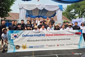 한국항공우주산업 KAI, (사)따뜻한하루와 함께 인도네시아 학교 재건 사업 완공식 진행