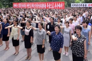 [포토] 北, ‘6·25 미제반대투쟁의 날’ 여맹 복수결의모임