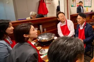 [포토] 이재명 대통령, 용산 골목식당에서 점심