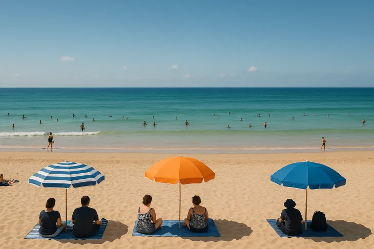 해수욕장 이미지