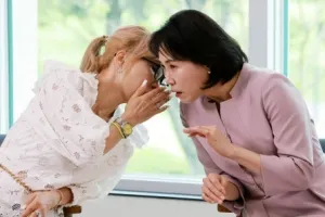 [포토] 조수미 성악가와 대화하는 김혜경 여사