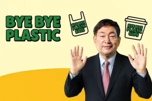 “플라스틱과 작별 인사”…문형남 숙명여대 학장 ‘바이바이 플라스틱’ 캠페인 동참