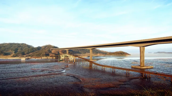 벌교~장도간 생태탐방로드 조성 조감도