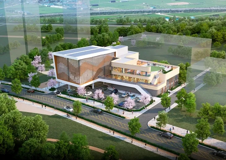 과천시 지식정보타운 문화체육시설 조감도