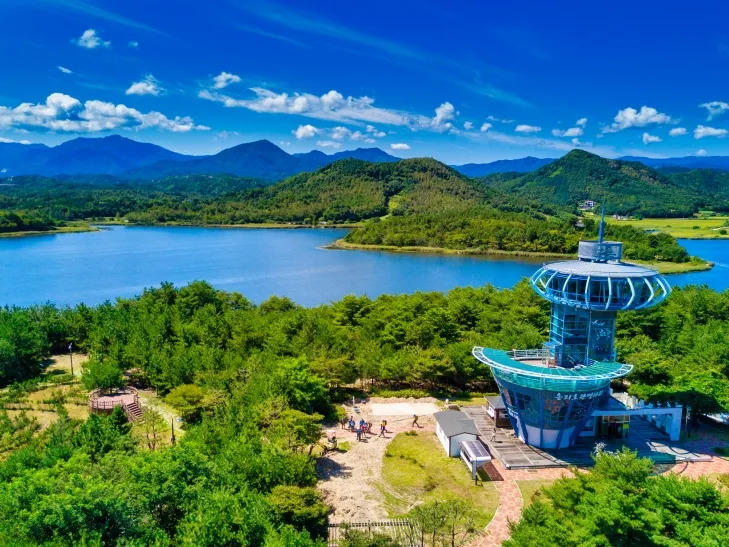 강원 고성 송지호. 고성군 제공