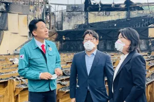 이은주 경기도의원, 화재로 인한 대안학교 학사 위기…새음학교 현장 방문