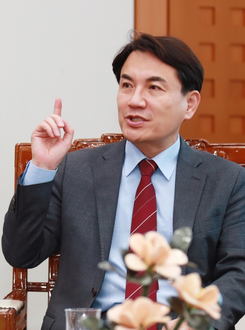 김진태 강원지사. 서울신문 DB