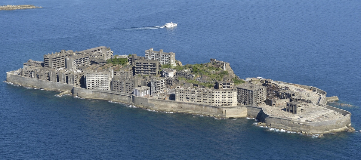 미쓰비시 해저 탄광이 있던 군함도(端島. 하시마). 연합뉴스