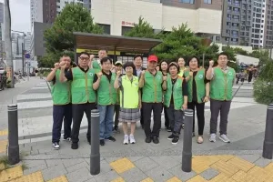 김용일 서울시의원, 빗물받이 점검 캠페인 참여