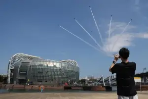 서울 상공에 뜬 블랙이글스