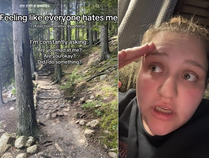 28세에 ADHD(Attention Deficit Hyperactivity Disorder·주의력결핍 과잉행동장애)를 진단 받은 미국 여성이 해당 질환을 앓고 있다는 암시를 줄 수 있는 질문을 공개했다. 틱톡(@oliviabroookee) 캡처