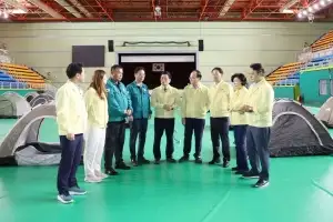 광명시의회, 화재 피해 주민 임시대피소 방문…“주민 불편 최소화 노력”