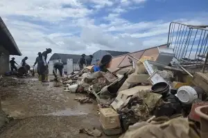충남 물 폭탄 피해 1000억 육박…40% 응급조치