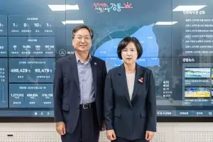 이수희 강동구청장, 강동송파교육지원청 교육장과 관내 학교 현안 논의