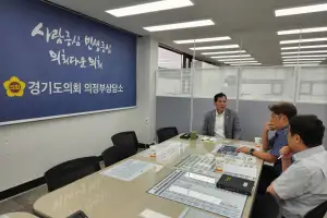 이영봉 경기도의원, 호원1동 상습 침수 피해 대책 논의...호원빗물펌프장 찾아 현장 실태 점검