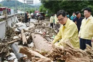 경기도, 호우 피해 8개 시군에 응급 복구비 30억 원 긴급 지원