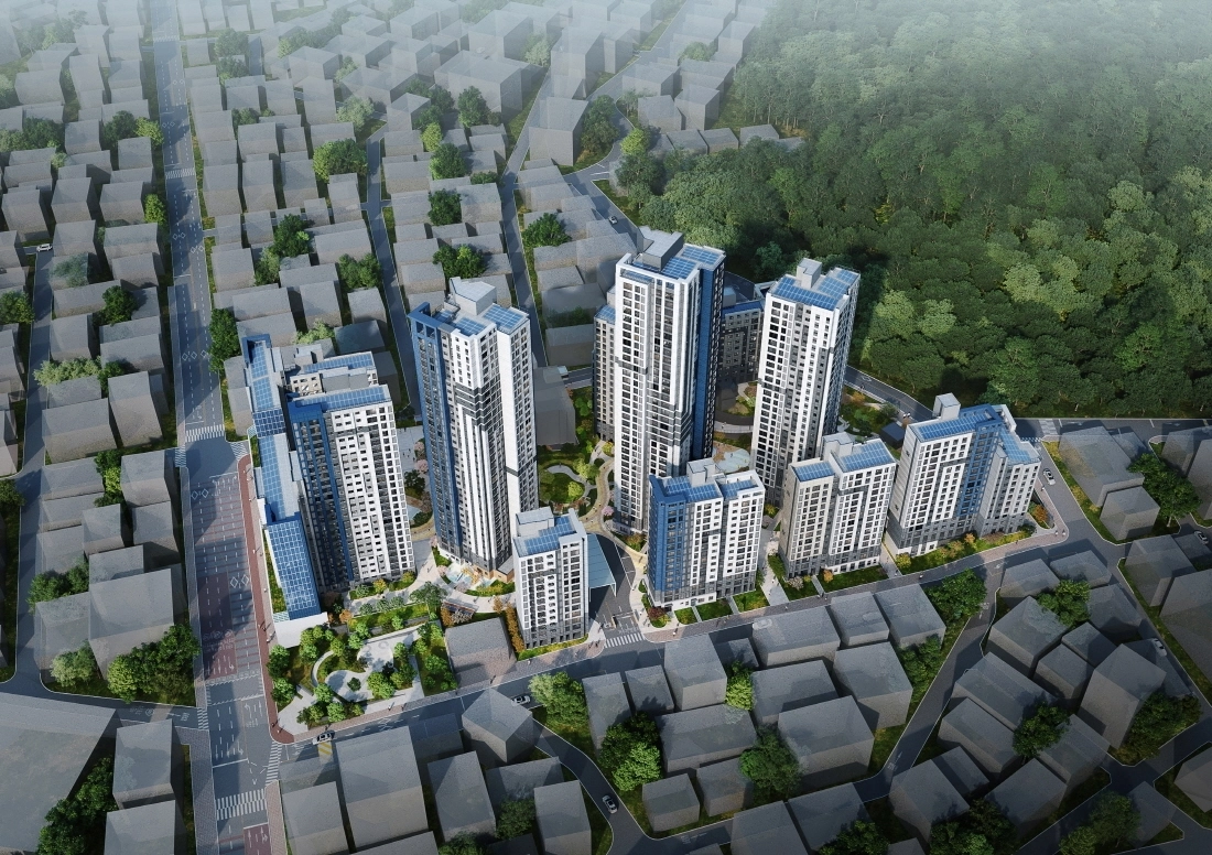 금천구 시흥동 817 일대 모아타운 조감도