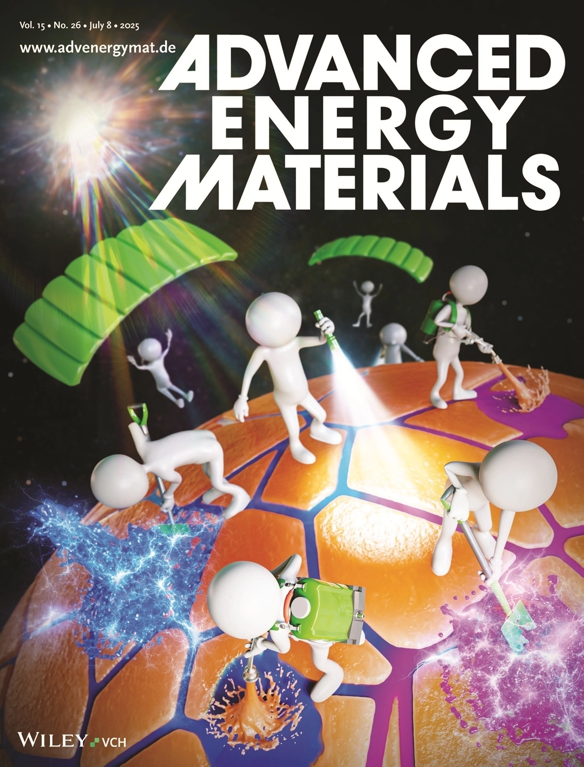 어드밴스드 에너지 머터리얼즈(Advanced Energy Materials) 7월호 표지 모델