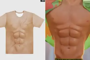 王자 선명 ‘복근티’ 6만원대… 전 세계 열광 ‘케데헌’ 굿즈 화제