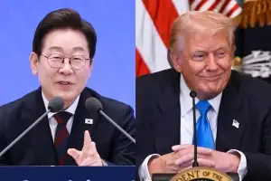트럼프 “韓 상호관세 25%→15%…李대통령과 정상회담”