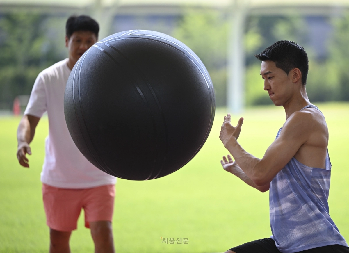 우상혁의 영원한 조력자 김도균 코치