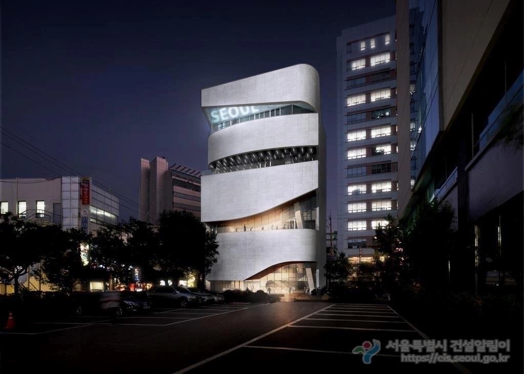 올해 11월 서울 중구에 문을 여는 서울영화센터의 조감도. 서울시 홈페이지 캡처