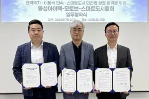 스마트도시협회·동성아이텍·모토브, 대구시에서 AI 기반 탄력주차 위한 3자간 업무협약으로 미래 전략 본격화