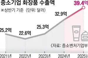 K뷰티의 힘… 중소기업, 상반기 화장품 수출 역대 최대