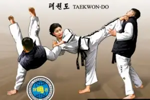 [포토] 북한, 태권도 우표 발행