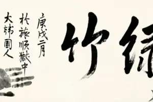 안중근의 글씨 ‘녹죽’ 광복 80주년 맞아 첫 공개