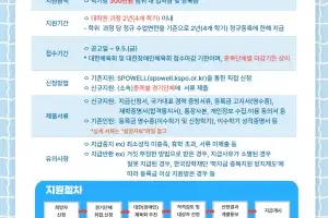 국민체육진흥공단, 하반기 국내대학원 교육지원금 사업 참여 전현직 국가대표 모집