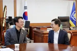 김동연 지사, 김민석 총리 만나 ‘미군반환공여지’ 등 논의