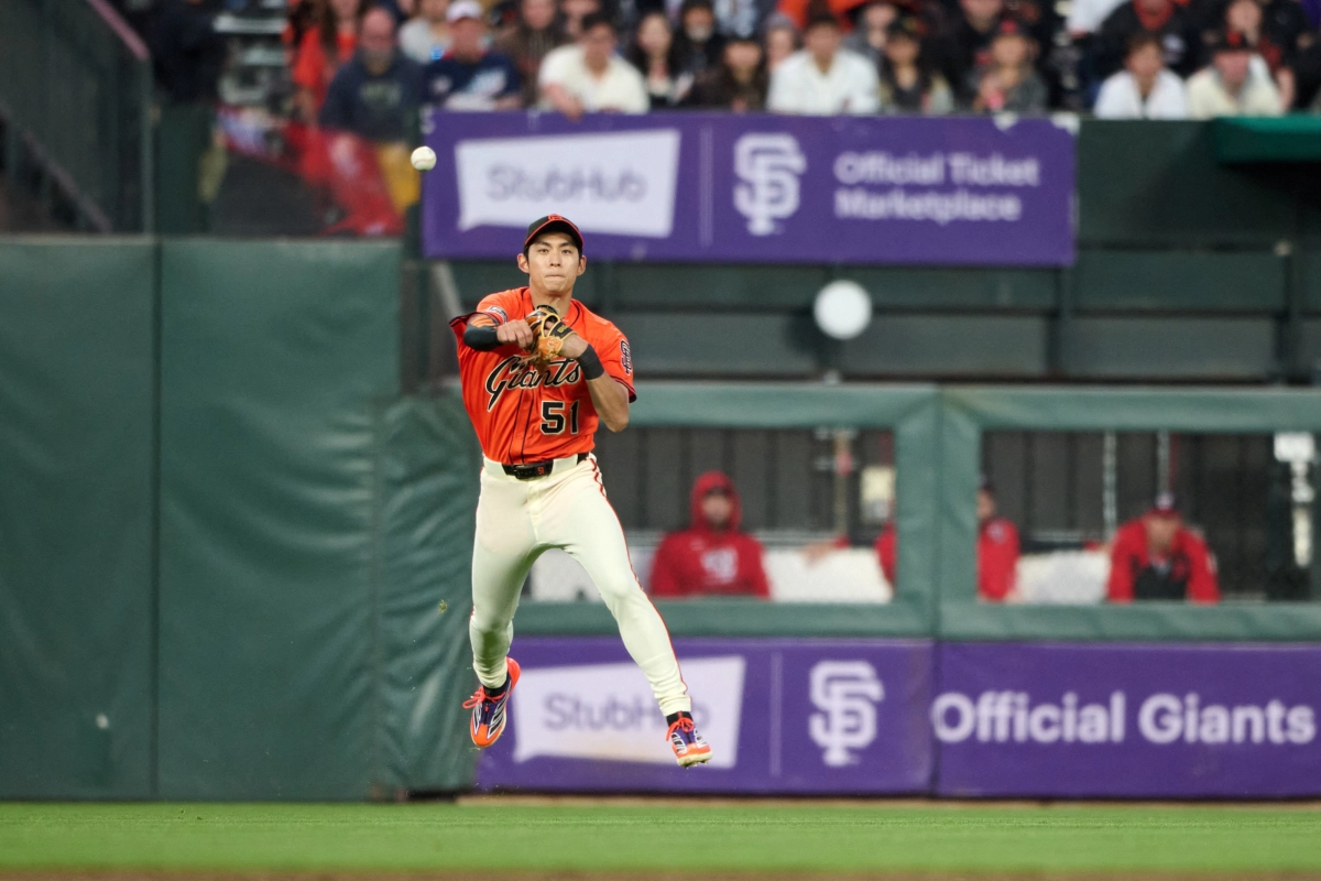 샌프란시스코 자이언츠 중견수 이정후. 로이터 연합뉴스