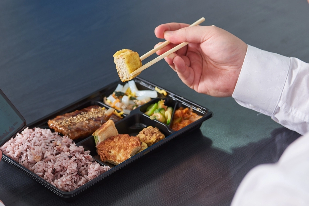 도시락 이미지. 아이클릭아트