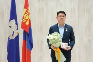 김춘곤 서울시의원, 울란바토르시의회 명예훈장 받아
