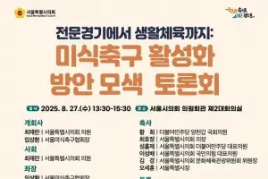 최재란 서울시의원, 그라운드가 없다··· 서울 미식축구 해법 찾는다