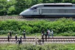 [포토] 청도 열차사고 현장 합동 감식