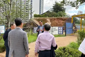 안광률 경기도의원, 광명초등학교 통학로 안전 민원에 따른 현장방문 실시