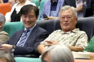 [포토] 문재인 전 대통령 내외, 조국·최강욱 함께  영화 관람