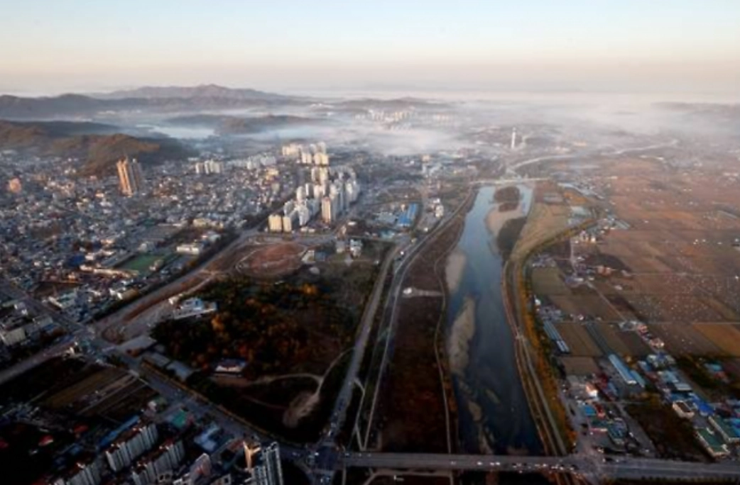 충남 아산시 전경. 서울신문DB