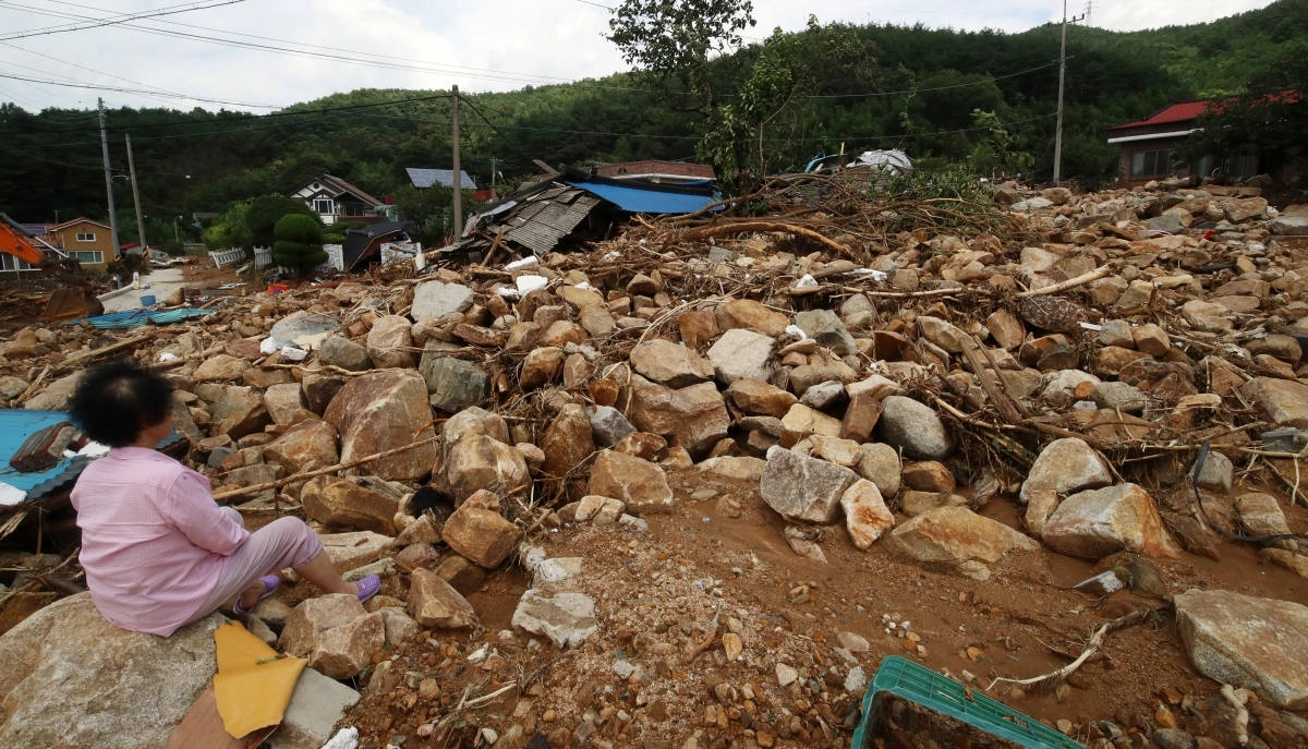 산청 마을 초토화